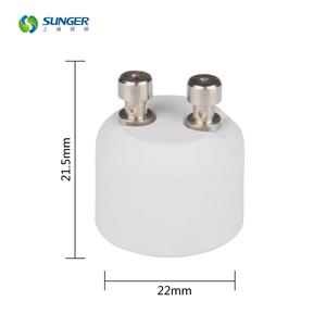 Convertidor de adaptador de portalámparas <span class=keywords><strong>GU10</strong></span> a <span class=keywords><strong>MR16</strong></span> de alta calidad, adaptador de lámpara de base de tornillo de plástico con certificación CE RoHS - Product Image 5