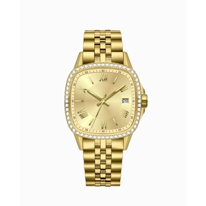 Reloj Deportivo de Lujo con Movimiento de Cuarzo, Esfera Cuadrada de Acero Inoxidable, 32 mm, Resistente al Agua, Calendario, Puntero Personalizado, Caja - Product Image 1