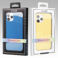 Conception personnalisée bon marché pour étui de téléphone portable Boîte d'emballage pour téléphone portable Blanc Noir Boîte d'emballage pour étui de téléphone