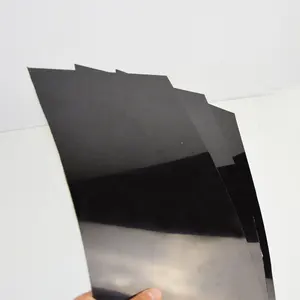 Foglio in Pvc nero rigido da 0.2mm di plastica personalizzato di alta qualità