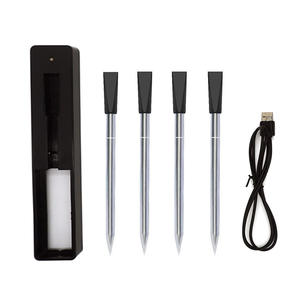 Termometer daging pintar nirkabel isi App, termometer dapur OEM kustom pengasap Oven BBQ panggangan makanan - Product Image 2