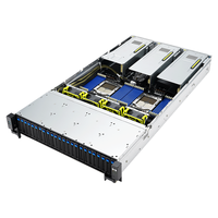 Server RS720A-E12-RS24U 2U Dual-prosesor Mendukung hingga 24 DIMM, 24 NVMe, 9 Slot PCIe 5.0, 2 M.2, OCP 3.0, 3 Slot GPU Ganda