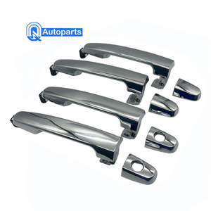 Manijas de Puerta de Coche Q, Manija <span class=keywords><strong>Externa</strong></span> Electrochapada 6921006040 6921706020 69210-06040 69217-06020 para Toyota Hilux <span class=keywords><strong>Vigo</strong></span> 2005-2015 - Product Image 1