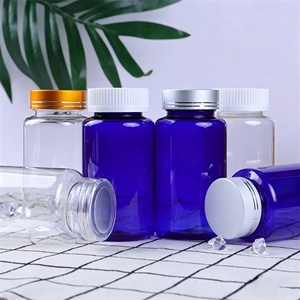 Botellas de Plástico PET PP Redondas de 60ml-200ml para Envasado de Suplementos, Vitaminas, Pastillas, Champú, Perfume, Loción, Crema con Pulverizador - Product Image 1