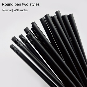 Pensil Bulat Hitam SEAPEN, Sangat Keren dan Menarik, Dapat Ditambahkan Penghapus, Pensil untuk Siswa Sekolah, Dapat Dicetak atau Diukir Logo Sesuai Pesanan - Product Image 5