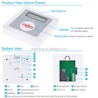 WAYHANG GSM-K3 Sistema de Llamada para Personas Mayores con Alerta Automática GSM, Detección de Caídas, Alarma Médica SOS, Pantalla LCD, Batería de 800mAh 17 10