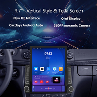 Radio de Coche Android con Pantalla Tesla Vertical de 9.7 Pulgadas, Navegación GPS Multimedia para Mercedes Benz Clase E W211 E200 E220 E300