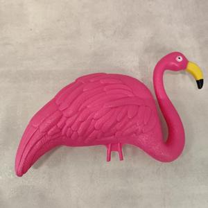Sculpture en métal de flamant <span class=keywords><strong>rose</strong></span> à long cou en plastique PET <span class=keywords><strong>rose</strong></span>, thème animalier, pour décoration extérieure, utilisée dans les jardins domestiques - Product Image 3