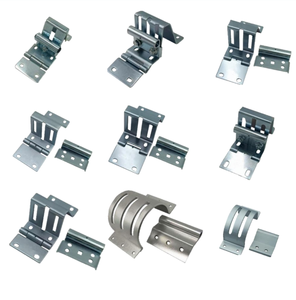 Supports <span class=keywords><strong>de</strong></span> rail <span class=keywords><strong>de</strong></span> <span class=keywords><strong>porte</strong></span> <span class=keywords><strong>de</strong></span> <span class=keywords><strong>garage</strong></span> en acier galvanisé à chaud, quincaillerie réglable pour portes sectionnelles <span class=keywords><strong>de</strong></span> 7 et 8 pieds, vente en gros - Product Image 2