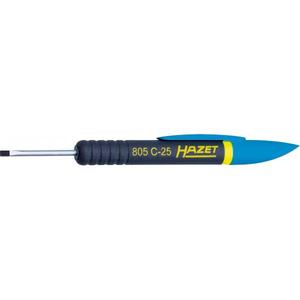 HAZET - 805C-25 Destornillador con clip Perfil de ranura-EAN 4000896089123 DESTORNILLADORES RANURADOS - Product Image 1