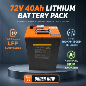 Venta Directa de Fábrica: Batería de Litio Prismática de 72V 40Ah 50Ah 60Ah 75Ah 80Ah 96V 100Ah para Motocicletas y Triciclos Eléctricos - Product Image 1