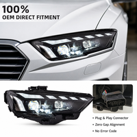 Ensemble de phares pour Audi A3 2017-2020, style automobile, rétrofit, projecteur LED 12V 24W, feux de jour DRL