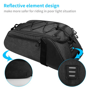 <span class=keywords><strong>Bolsa</strong></span> de equipaje y cajas para Motor de bicicleta, accesorio de viaje de nailon plegable, resistente al agua, para maletero, asiento trasero - Product Image 4