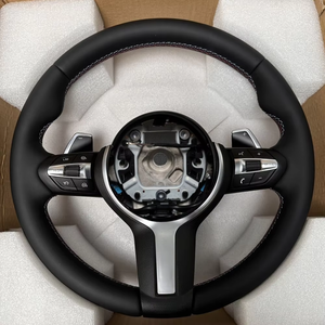 Volante de cuero para <span class=keywords><strong>BMW</strong></span> 3 Series 5 Series F10 F30 F31 F32 F20 M3 M4 M5 F Series, accesorios personalizados para volante de coche - Product Image 5
