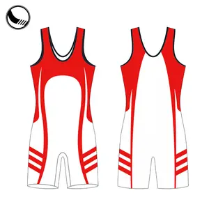 Custom youth wholesale cheap sublimated wrestling singlet all size is available full sublimation printing