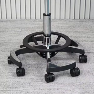 Silla de Bar elevador de <span class=keywords><strong>laboratorio</strong></span> giratorio Hospital respaldo de cuero taburete redondo tatuaje de pelo maquillaje maestro polea taburete - Product Image 6