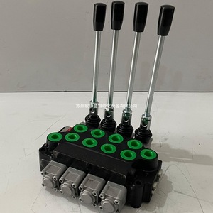 วาล์วไฮดรอลิกแบบหลายทาง Skbtfluid Zt12-4 ควบคุมด้วยมือ วัสดุเหล็กหล่อ แรงดันสูงสุด 220 บาร์ - Product Image 2