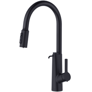Multifunctional Soap Dispenser Integrated High <b>Pressure</b> <b>Sprayer</b> pull down waterfall kitchen sink faucet - Product Image 1
