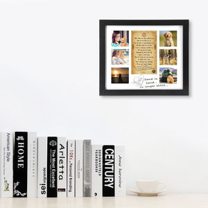 Cadre <span class=keywords><strong>photo</strong></span> commémoratif pour animaux <span class=keywords><strong>de</strong></span> compagnie avec 6 emplacements pour photos et poème commémoratif, cadeau <span class=keywords><strong>de</strong></span> sympathie pour la perte d'<span class=keywords><strong>un</strong></span> chien ou d'<span class=keywords><strong>un</strong></span> chat - Product Image 2