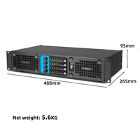 Amplificateur de puissance professionnel DS6000 4 canaux 600W Amplificateur audio numérique pour haut-parleurs Équipement sonore Amplificateur
