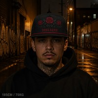 Casquette Trucker 5 Panneaux Vintage Personnalisée avec Broderie, Visière en Mousse et Filet, Style Urbain Chicano Côte Ouest, Vente en Gros
