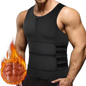 Taillen trainer Shaper Sauna Weste für Männer Abnehmen Schweiß Sauna Anzüge Gewichts verlust Shape wear Neopren Korsett