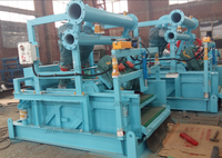 Serie CSQ-xxx Perforación lineal Control sólido Ciclón Desander Motor de rodamiento de vibración hidráulica para separación de minerales sólidos-líquidos