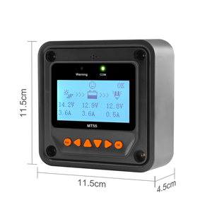 มิเตอร์ EPever MT55 สำหรับตัวควบคุมการชาร์จพลังงานแสงอาทิตย์ EPEVER รุ่น Tracer-AN-BN Triron N VS LS Series - Product Image 3