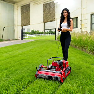 100 Remote Control <b>Battery</b> 4-Stroke <b>Lawn</b> <b>Mower</b> CE EPA Approved Crawler Type Free Shipping <b>for</b> Grass Cutting - Product Image 6