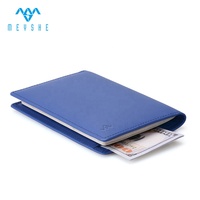 Funda de Pasaporte VIP de Cuero Genuino Personalizada con Bloqueo RFID, Tarjetero, Cierre de Clip Vintage, Alta Calidad, para Tarjetas de Identificación y Crédito