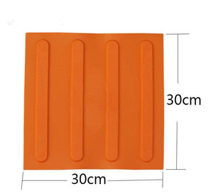 Indicateurs tactiles auto-adhésifs d'ABS en caoutchouc de PVC TPU pour les carreaux et les bandes extérieurs de pavage pour l'usage extérieur - Product Image 6