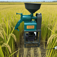 Moulin industriel portable électrique diesel 5-en-1 pour maïs et riz, idéal pour la ligne de production de riz en Chine