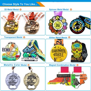 Medal Manufacturer Wholesale Design Zinc Alloy Metal 3D Award Sports Medals Custom Novelty Gold Medals - Product Image 6
