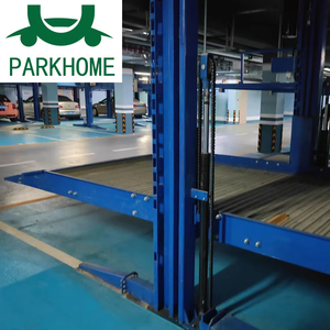Elevador hidráulico de 2 postes de la mejor calidad, apilador de almacenamiento de dos columnas, operación de botón, elevador eficiente para uso en estacionamiento de automóviles - Product Image 1