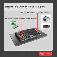 Panel PC Industrial de Marco Abierto de 21.5 Pulgadas con Pantalla Táctil Capacitiva, Mini PC Integrada, Ranura para Tarjeta SIM y Red Celular