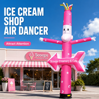 Ensemble de danseurs gonflables personnalisés pour Thanksgiving, Sky Dancer de style pèlerin. Convient aux concessionnaires automobiles et aux promotions saisonnières d'automne.