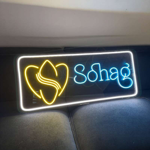 Enseigne lumineuse néon vintage suspendue, grande, personnalisée, pour la décoration de la salle de classe, des entreprises de publicité - Product Image 2