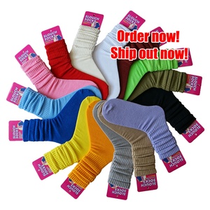Woman Slouch <strong>Socks</strong> Slouch Cotton <strong>Orange</strong> Slouch <strong>Socks</strong> - Product Image 1
