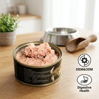 Nourriture humide pour chien en conserve 85g, nourriture en conserve pour la santé intestinale, probiotiques et prébiotiques ajoutés, nourriture pour animaux de compagnie en vrac, OEM
