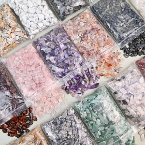 <span class=keywords><strong>Prix</strong></span> d'usine, pierres naturelles en éclats, aventurine verte, quartz rose, gravier pour cadeau - Product Image 1