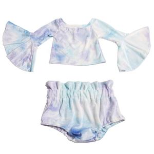 Ensembles en velours pour filles, tenues pour enfants, vêtements de boutique pour tout-petits, ensembles de vêtements confortables pour bébés au printemps - Product Image 2