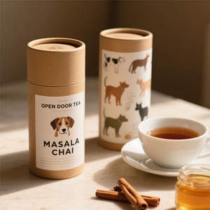 Customizable Recyclable Paper Tube Packaging for Tea New Design Factory Direct - Product Image 5