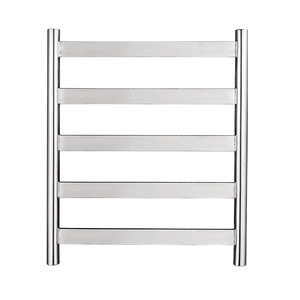 Modern Market Trend Electric Heated <b>Wall</b> <b>Mount</b> Grey Ladder Towel Rail 304 Stainless Steel Towel Rack - Product Image 2