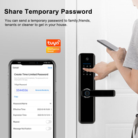 Cerradura Inteligente Biométrica al por Mayor con Cámara de Mirilla Visual, Visualización Remota por App TTlock, Audio Bidireccional, Almacenamiento en la Nube y Llave Digital de Madera