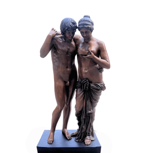 รูปปั้นทองสัมฤทธิ์กึ่งเปลือยเซ็กซี่สำหรับตกแต่งรูปปั้นผู้หญิงขนาดเท่าชีวิตจริงมีสินค้าในสต็อก - Product Image 3