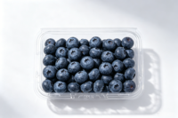 Boîte en plastique jetable multi-usages écologique, emballage en clamshell transparent pour salade, fruits, légumes, aliments