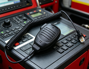 Micrófono PTT Dinámico Personalizado de Fábrica <span class=keywords><strong>para</strong></span> Radio Bidireccional, Altavoz Portátil Compatible con Walkie Talkie - Product Image 5