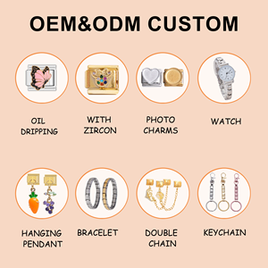 Abalorios Italianos Personalizados con Letras Brillantes para Pulseras, Venta al por Mayor de Abalorios Italianos de Acero Inoxidable Dorado y Plateado - Product Image 4