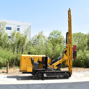 Unité d'empilage de vis diesel de machine de pilonnage de chenille solaire hydraulique HXR7 à haute efficacité avec le nouveau moteur pour l'utilisation de pile hélicoïdale - Product Image 1