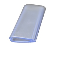Bande transparente en plastique d'étiquette de profil d'extrusion de PVC d'étagère de supermarché